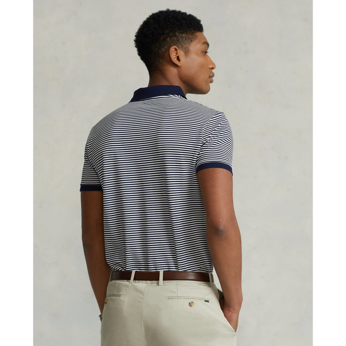 Polo ralph lauren slim outlet fit stretch mesh polo