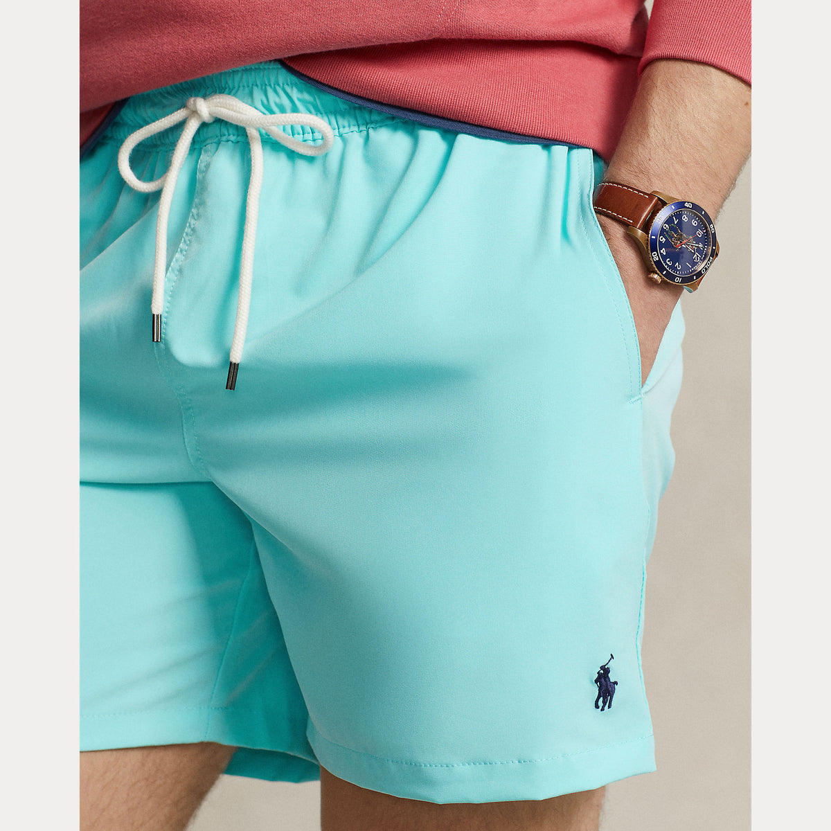 Polo Ralph Lauren 5.75-Inch Traveller Classic Swim Trunk - Blue