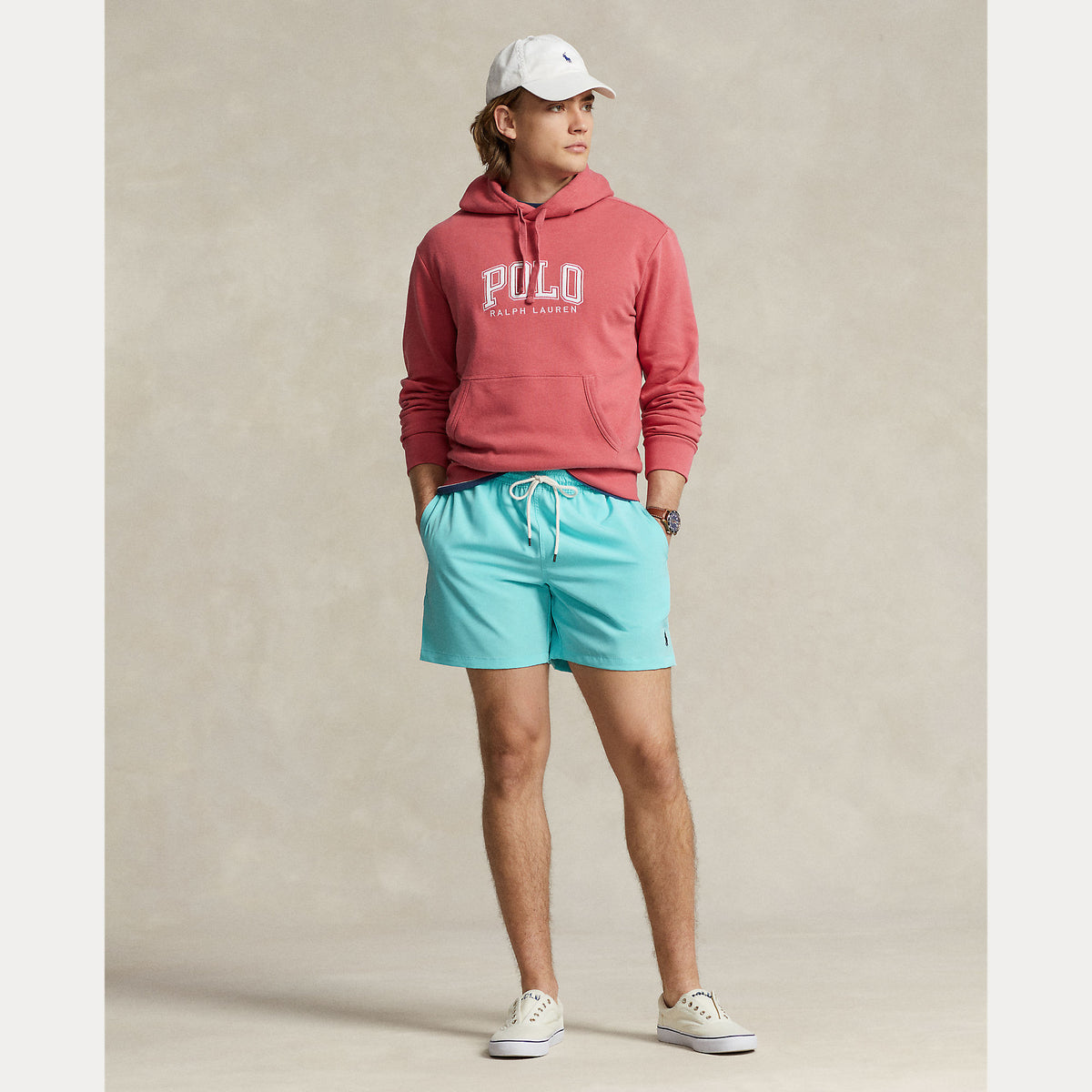 Polo Ralph Lauren 5.75-Inch Traveller Classic Swim Trunk - Blue