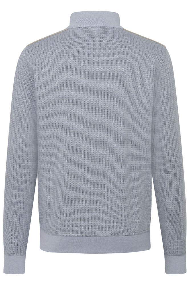 Bugatti Half Zip Knit Sweatshirt - Blue