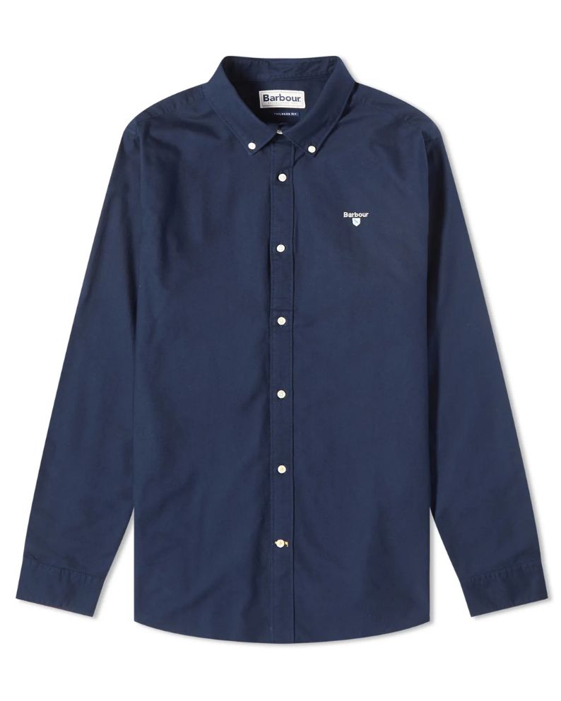 Barbour Oxtown Tailored Shirt -Navy