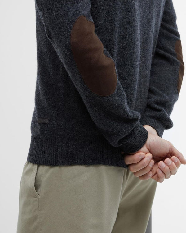 Barbour Essential Crew Neck Knit -Grey