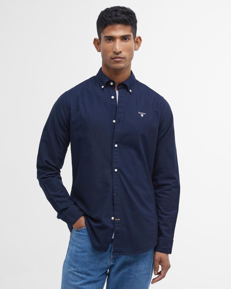 Barbour Oxtown Tailored Shirt -Navy