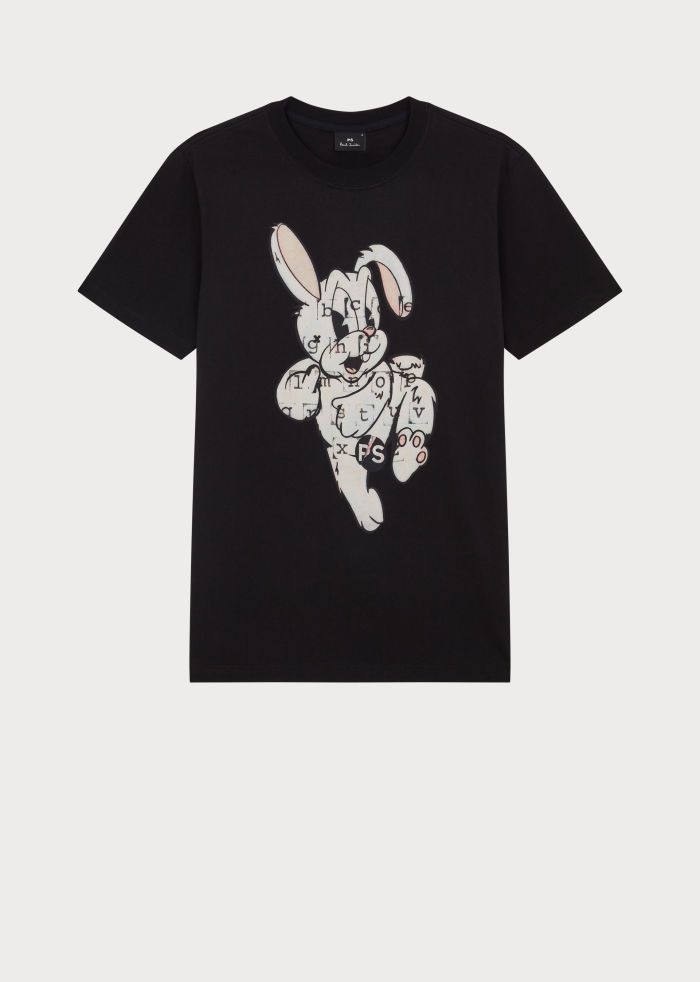 Paul Smith Bunny Print T-Shirt - Black