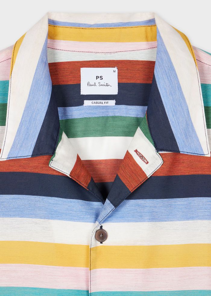 Paul Smith Striped Short-Sleeve Shirt – Multi