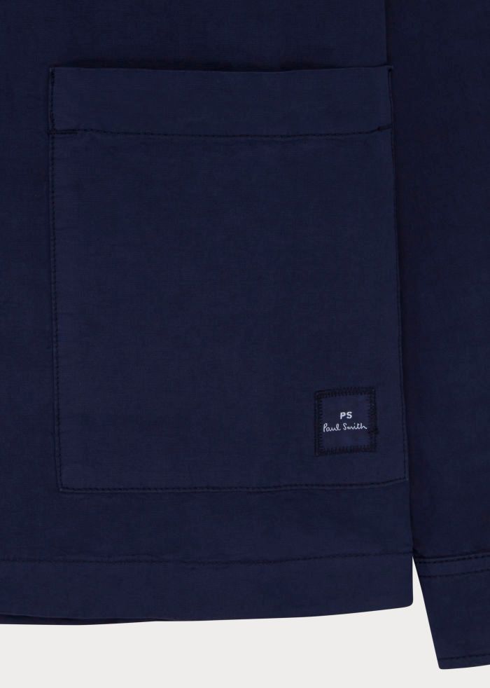 Paul Smith Casual Fit Overshirt Jacket - Navy