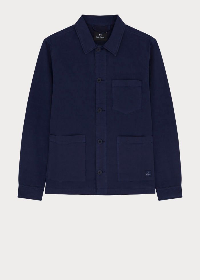 Paul Smith Casual Fit Overshirt Jacket - Navy