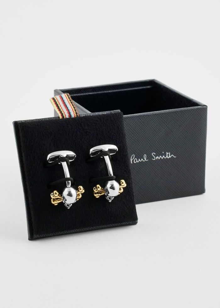 Paul Smith Skull &amp; Bones Cufflinks - MULTI