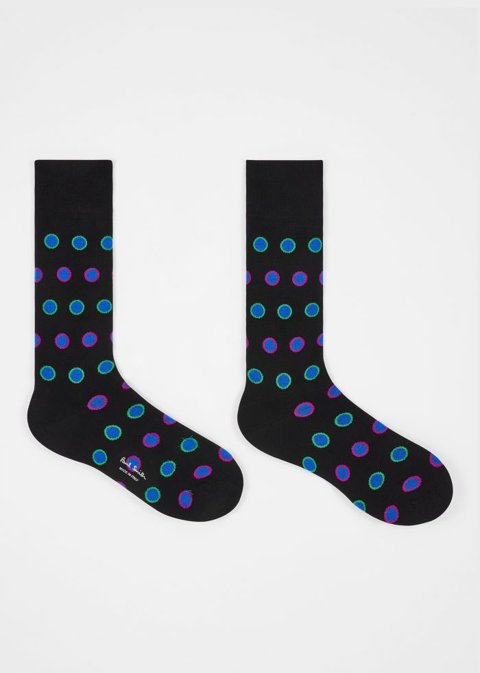 Paul Smith Joris Dot Socks – Black