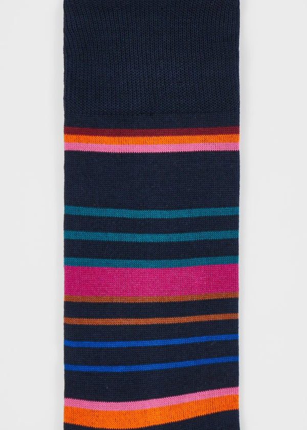 Paul Smith Sock Lewis Merc Stripe - Blue