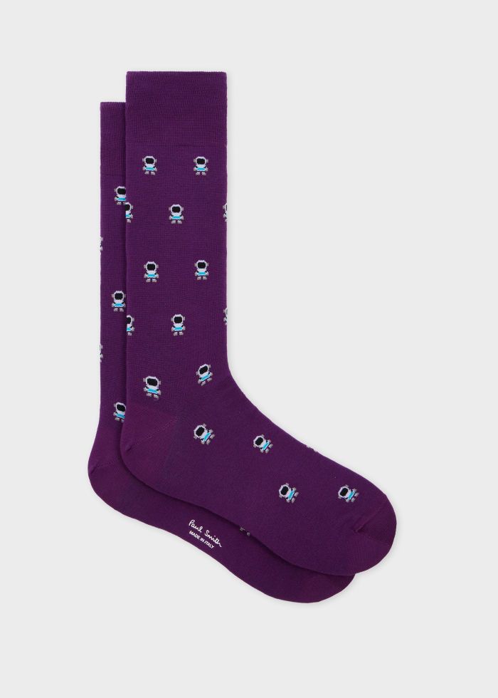 Paul Smith Astronaut Socks - Purple