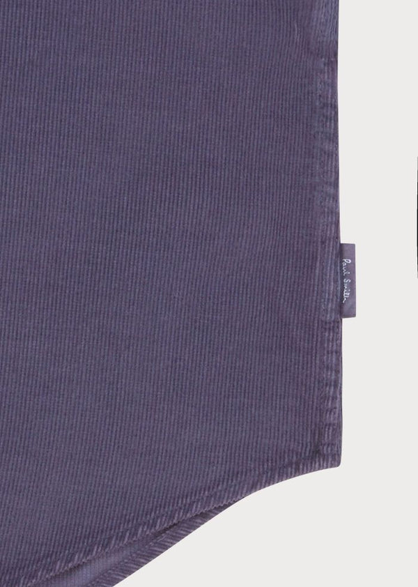Paul Smith Tailored Fit Cord Shirt - Purple