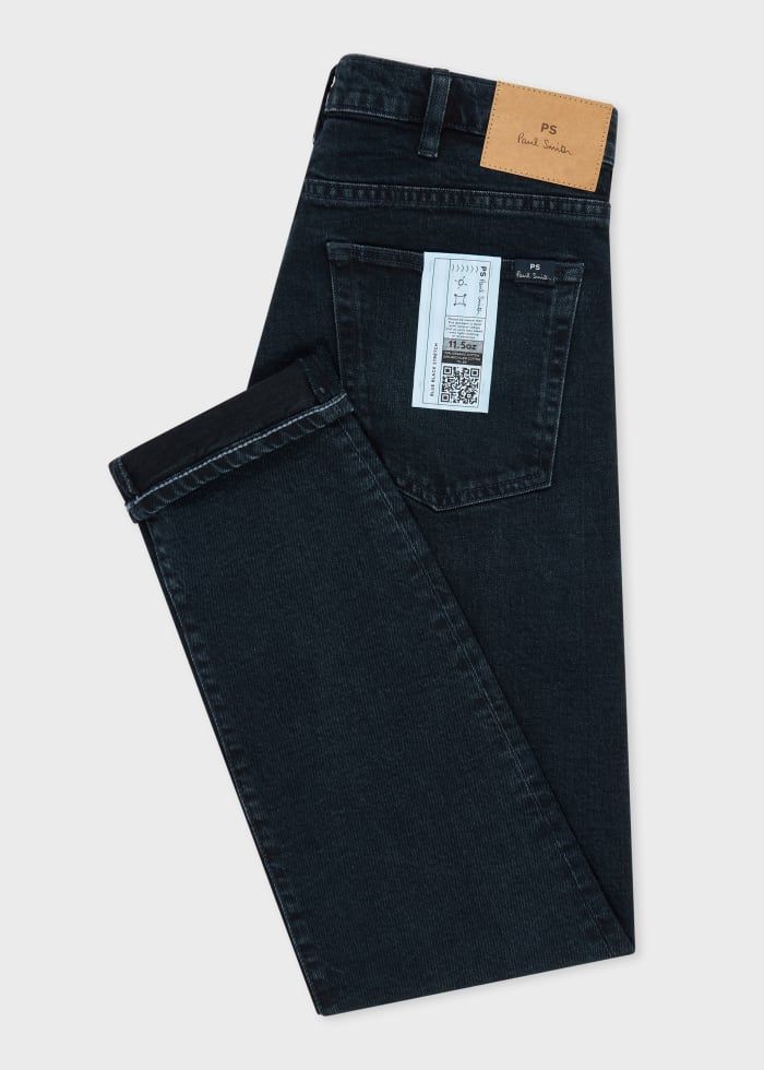 Paul Smith Tapered Fit Blue/Black Stretch Jeans - DK Blue