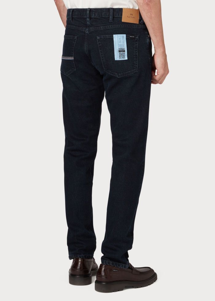 Paul Smith Tapered Fit Blue/Black Stretch Jeans - DK Blue