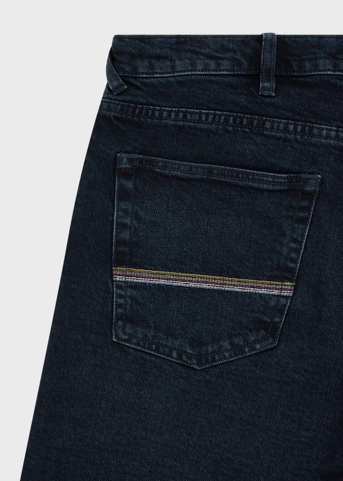 Paul Smith Tapered Fit Blue/Black Stretch Jeans - DK Blue