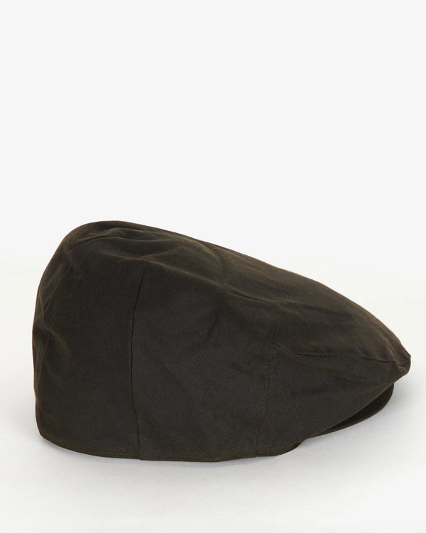 Barbour Waxed Flat Cap - OLIVE