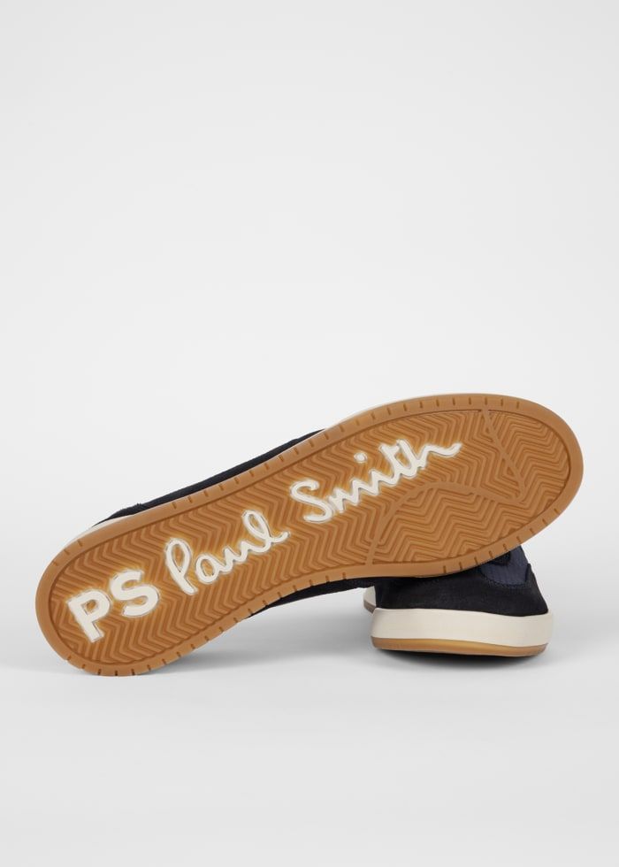 Paul Smith Dover Mixed-Material Trainers – Navy