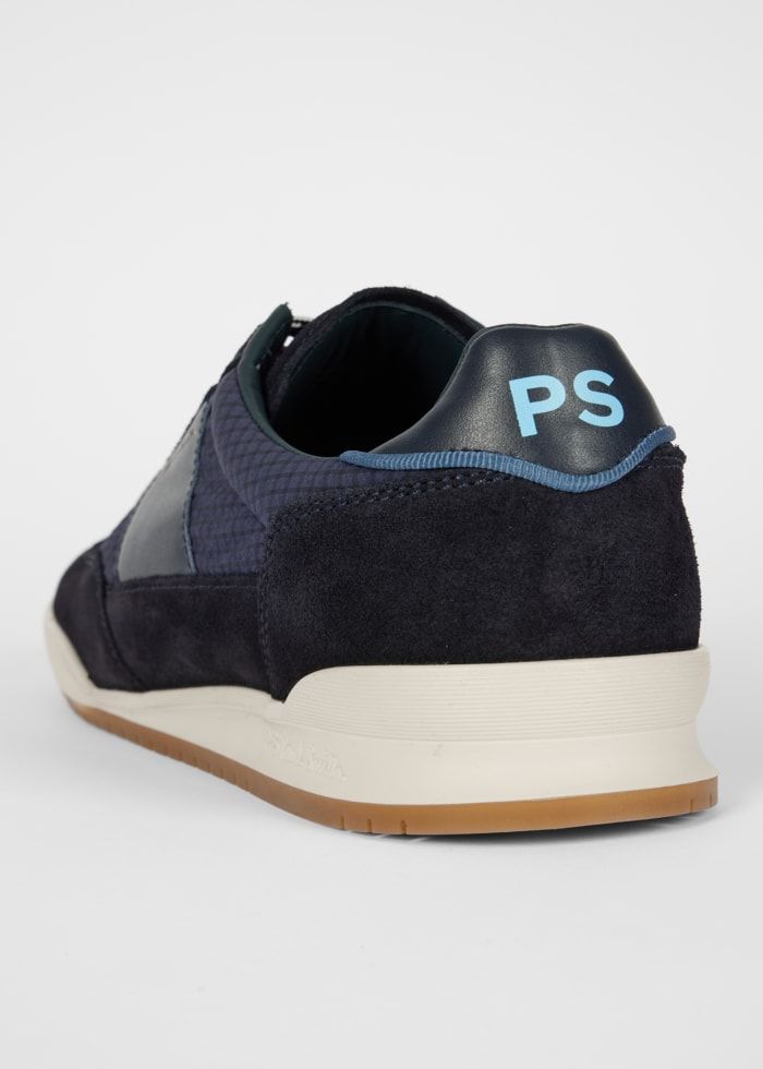 Paul Smith Dover Mixed-Material Trainers – Navy