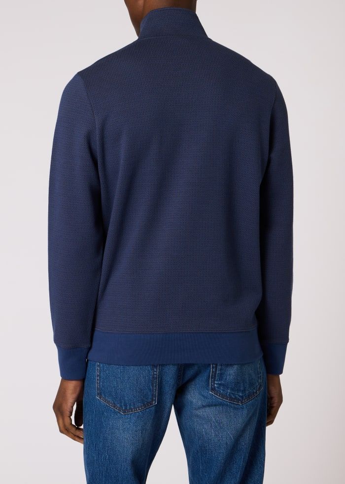 Paul Smith Classic Half Zip Top - Blue