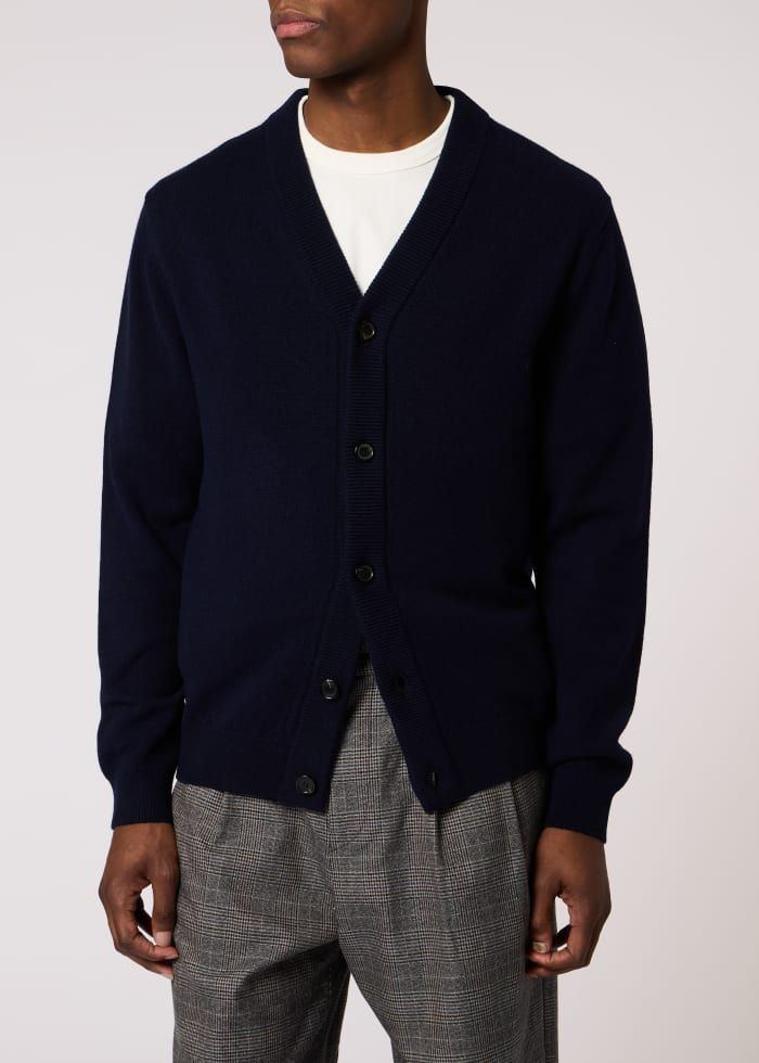 Paul Smith Cardigan Button Thru - Blue