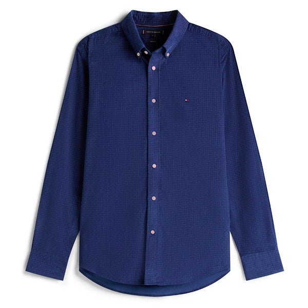 Tommy Hilfiger Corduroy Printed Shirt - Navy