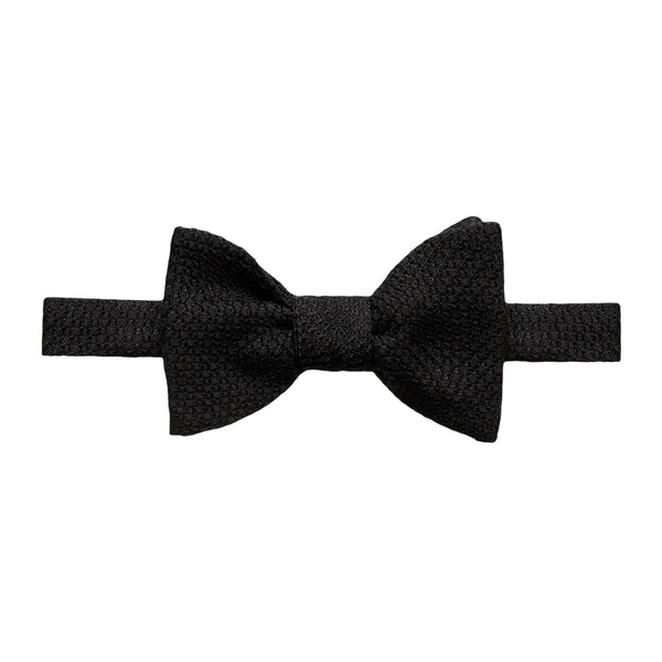 Eton Grenadine Bow Tie - Ready Tied - Black