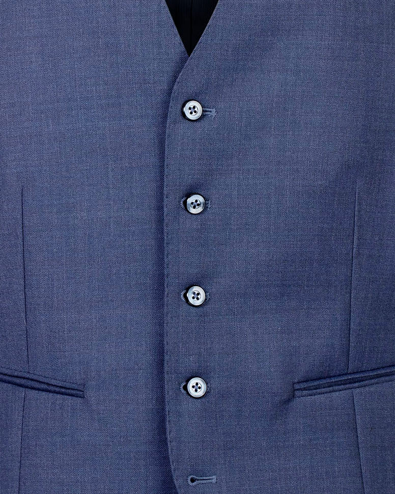 Herbie Frogg Mayfair Suit Waistcoat - Blue
