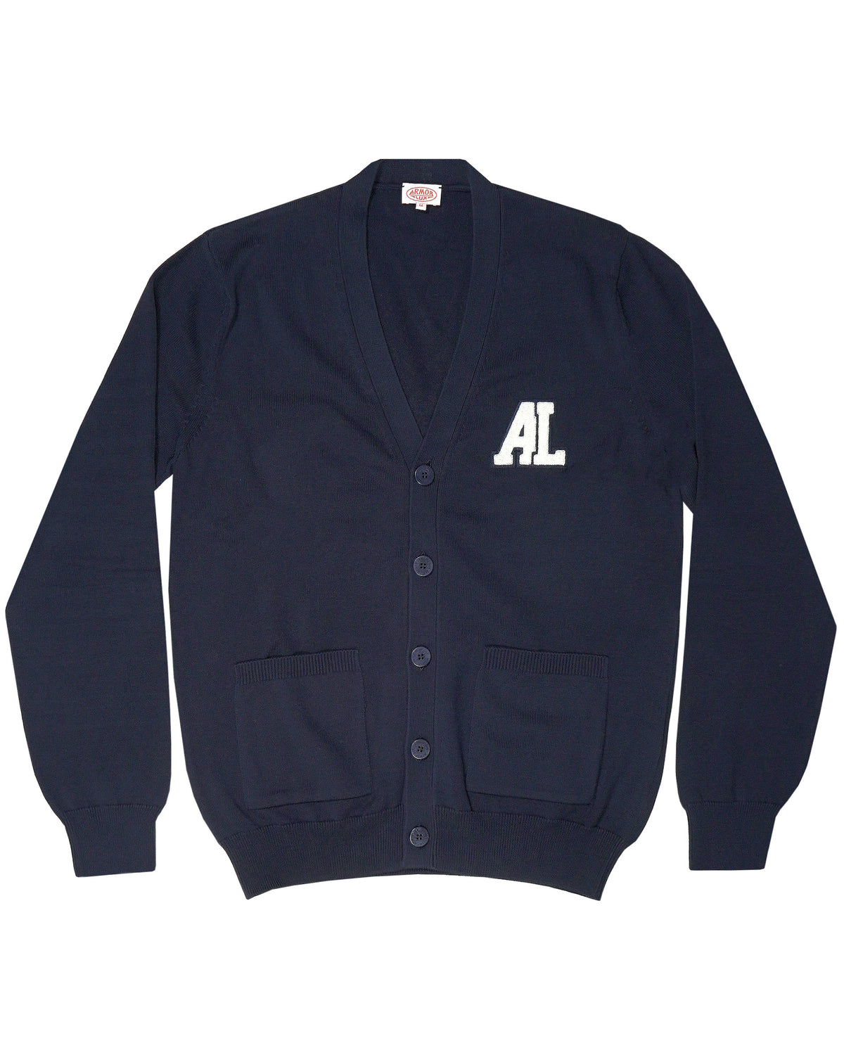 Armor Lux Cardigan-MARINE DEEP - Navy