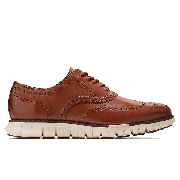 Cole Haan ZERØGRAND Remastered Wingtip Oxfords - Tan