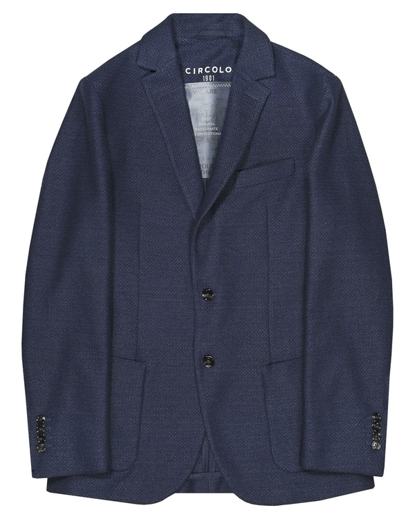 Circolo 1901 Cotton and Linen Blazer - Blue