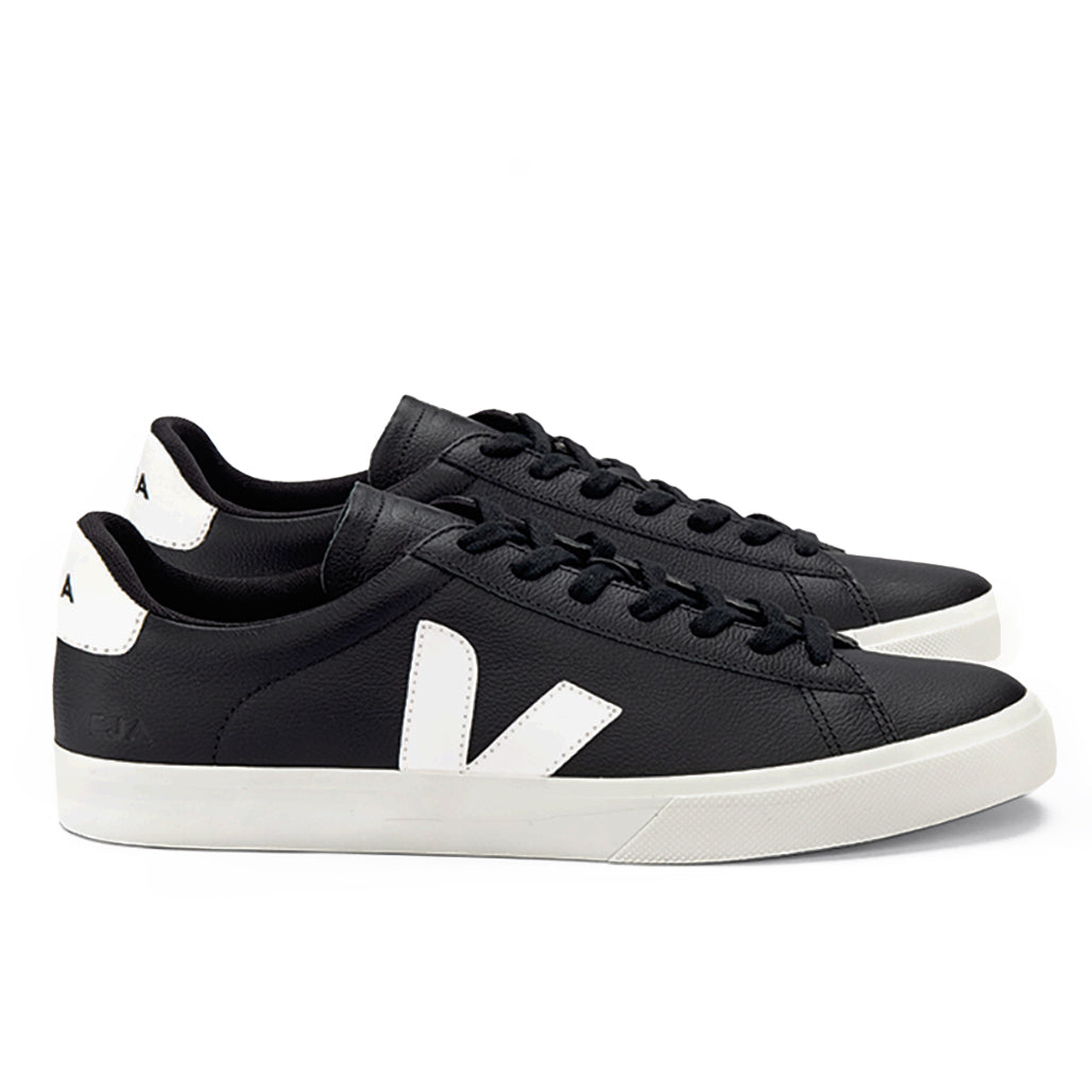 Veja Campo ChromeFree Leather - Black / White (MAN)