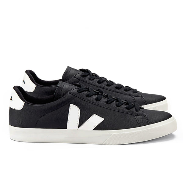 Veja Campo ChromeFree Leather - Black / White (MAN)