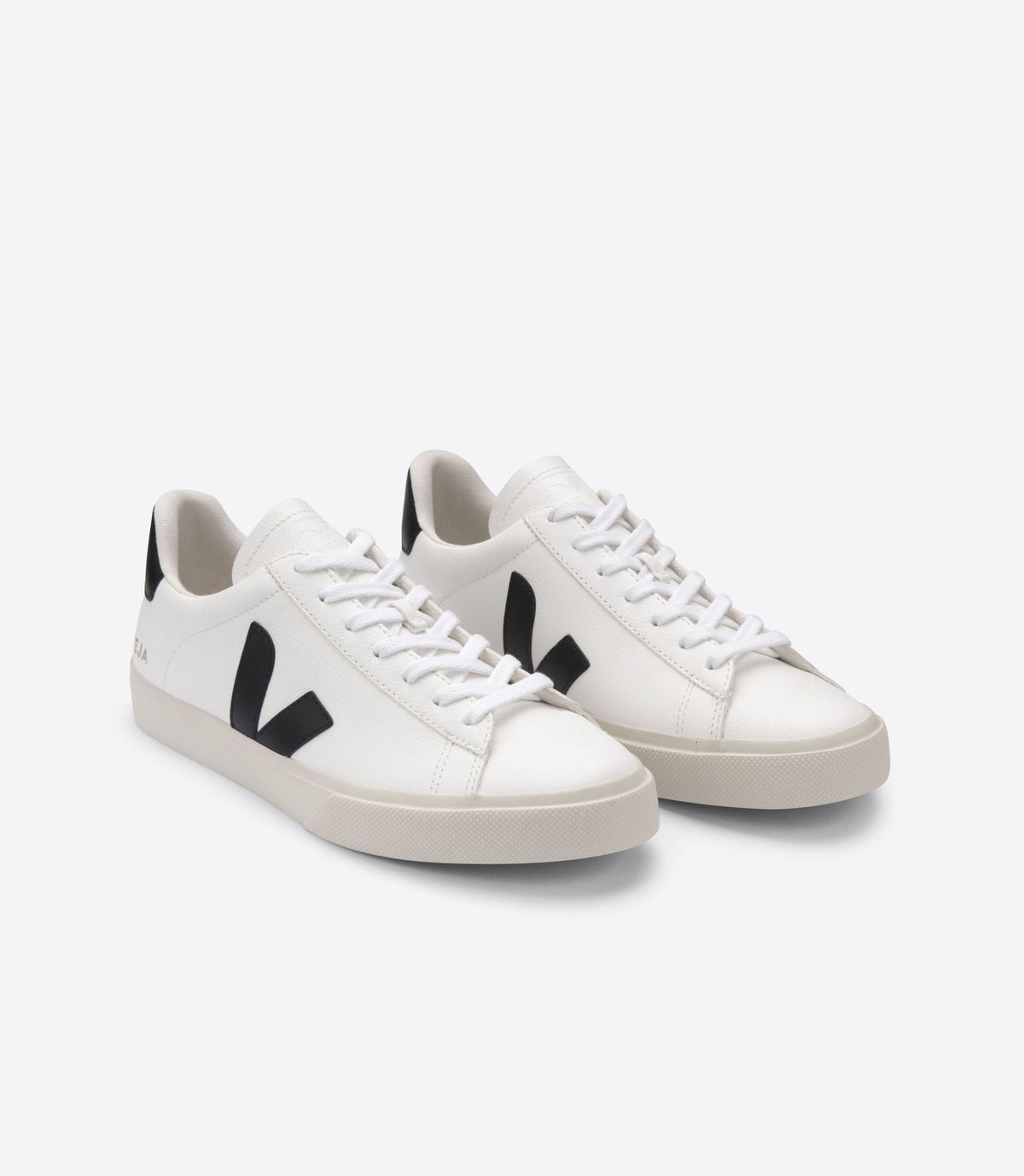 Veja Campo Chromefree Leather - White / Black (MAN)