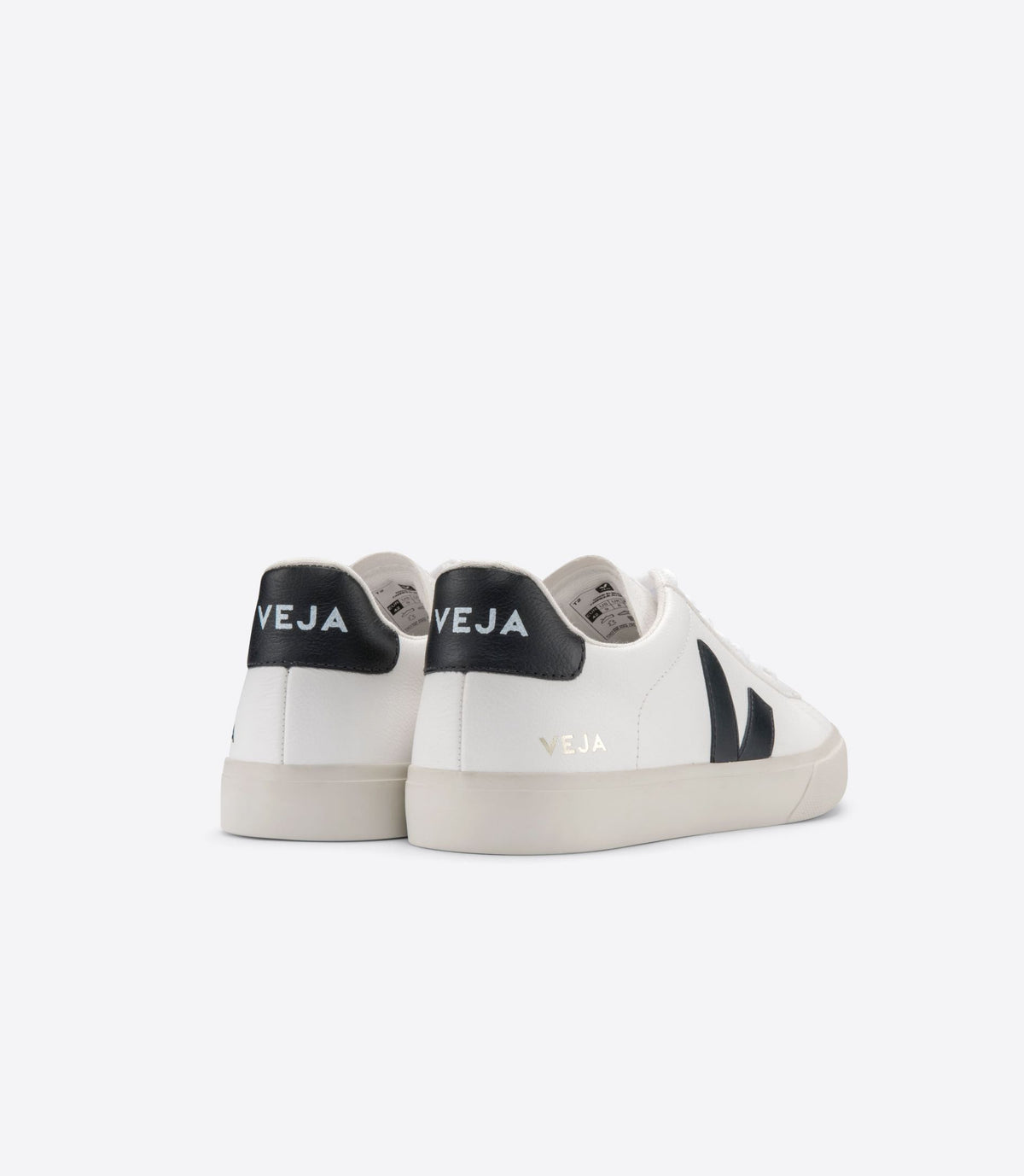 Veja Campo Chromefree Leather - White / Black (MAN)