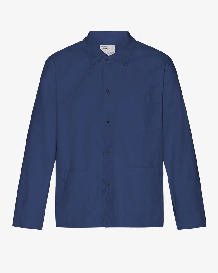 Colorful Standard Organic Workwear Jacket - Marine Blue