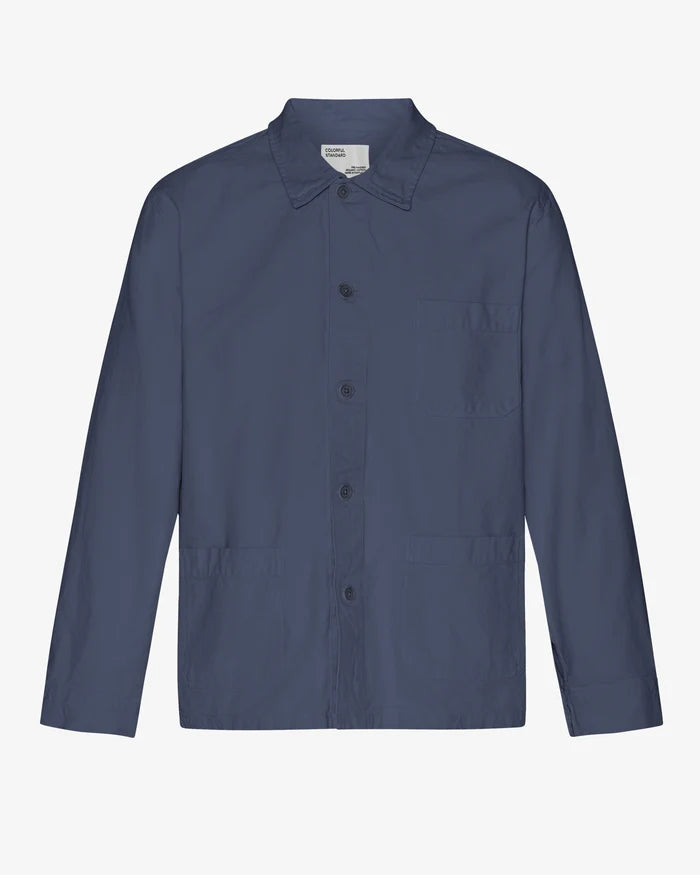 Colorful Standard Organic Workwear Jacket - Petrol Blue
