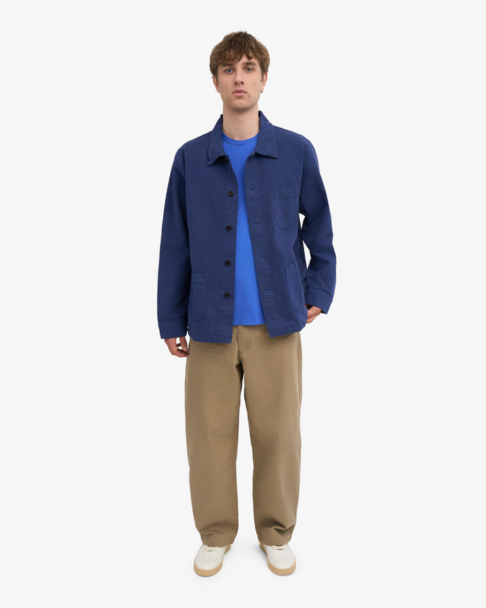 Colorful Standard Organic Workwear Jacket - Marine Blue