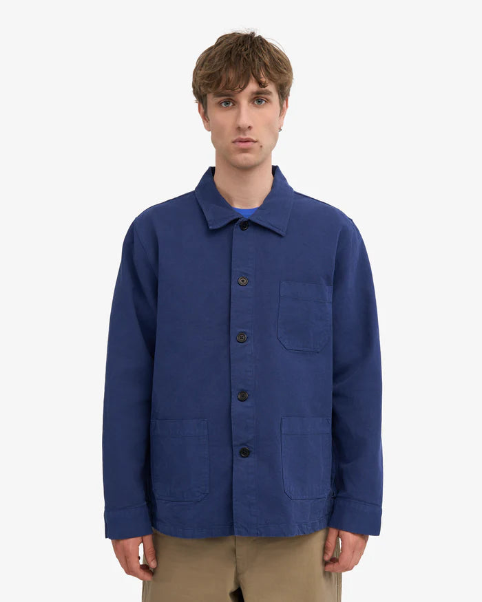 Colorful Standard Organic Workwear Jacket - Marine Blue