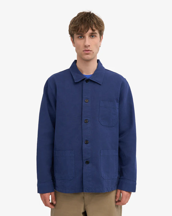 Colorful Standard Organic Workwear Jacket - Marine Blue