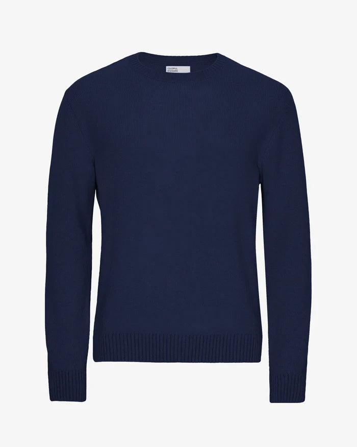Colorful Standard Classic Merino Wool Crew - Marine Blue Blue