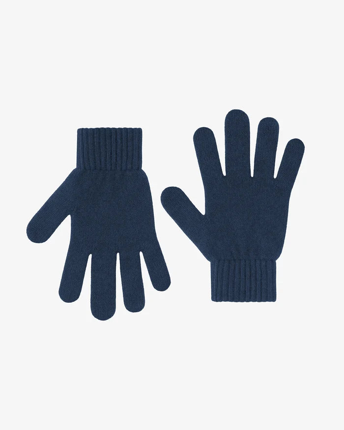 Colorful Standard Merino Wool Gloves - Petrol Blue