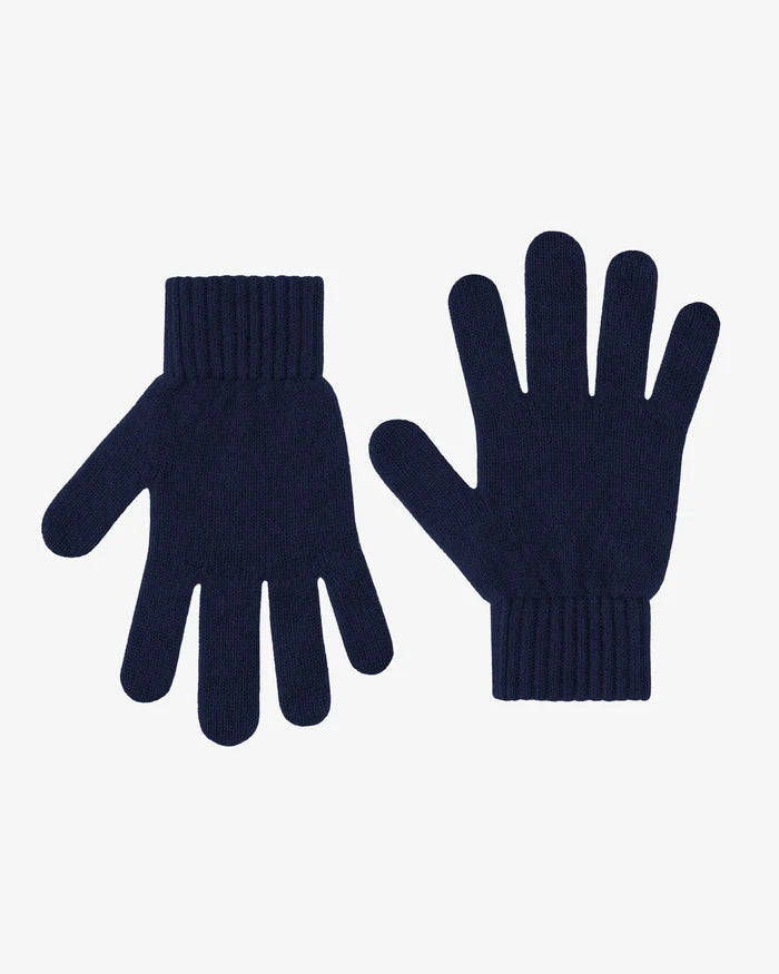 Colorful Standard Merino Wool Gloves - Marine Blue