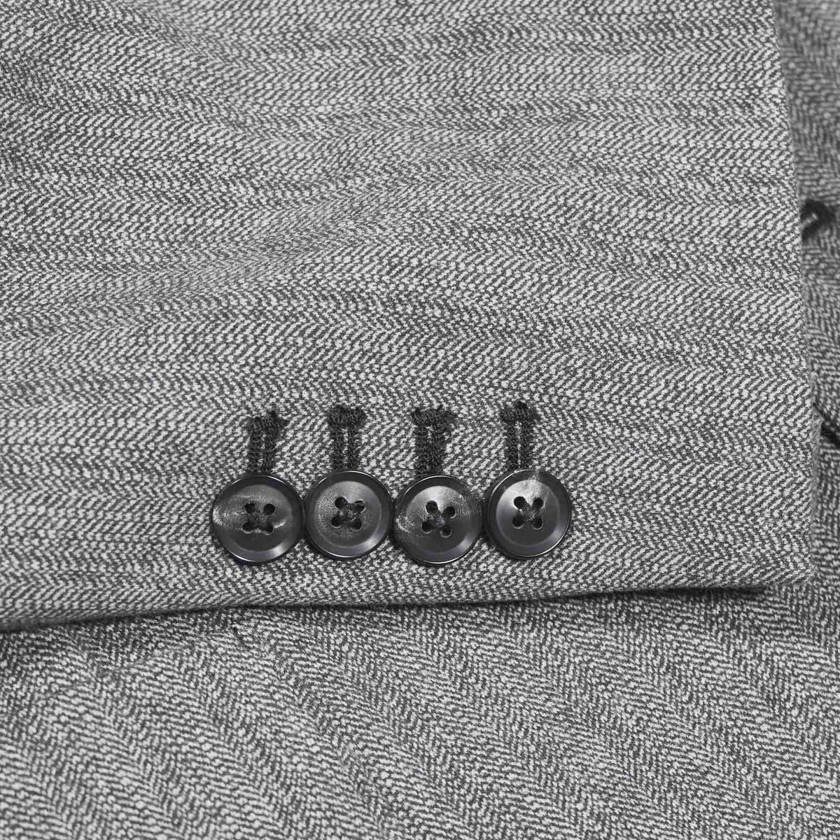 Circolo 1901 Herringbone Single-Breasted Blazer - Grey