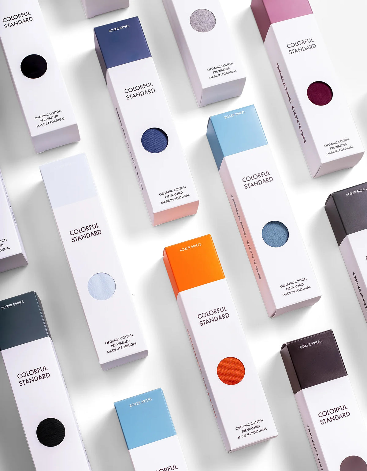 Colorful Standard Classic Organic Boxer Briefs - Deep Black