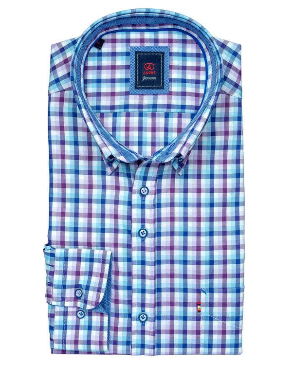 Andre 'Conn' Casual Shirt - Navy