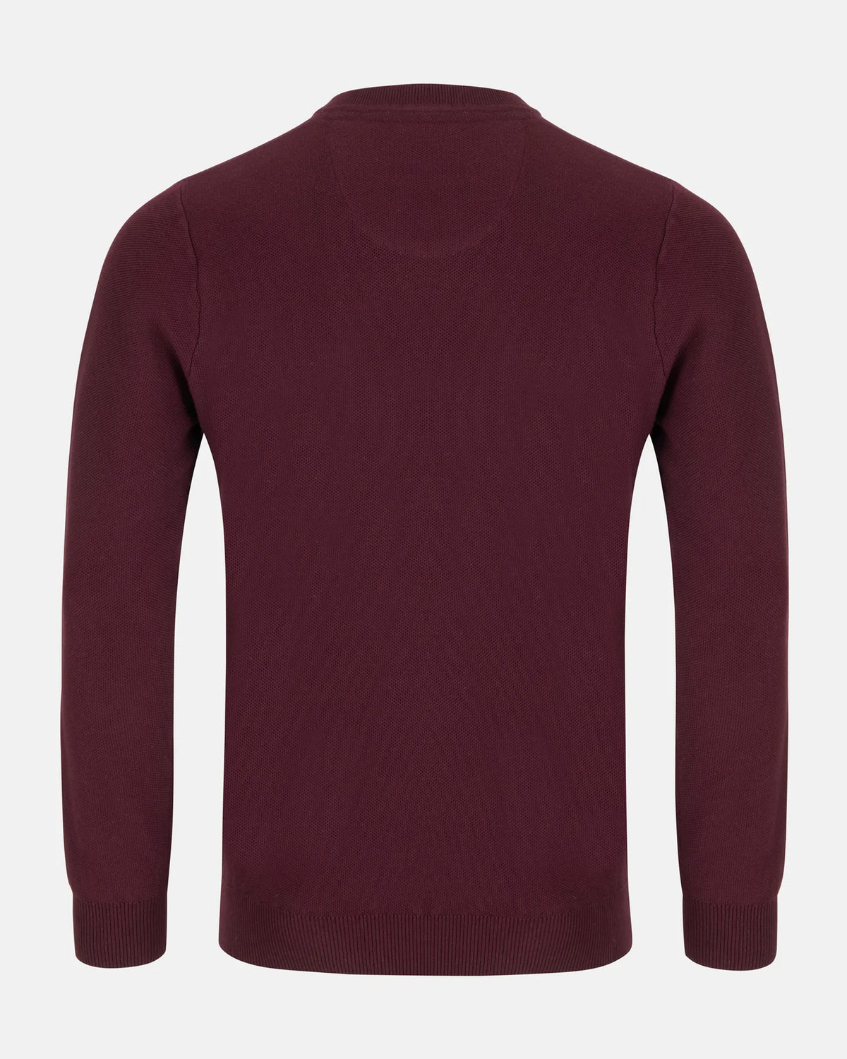 Andre Hook Crew Knit - Burgundy