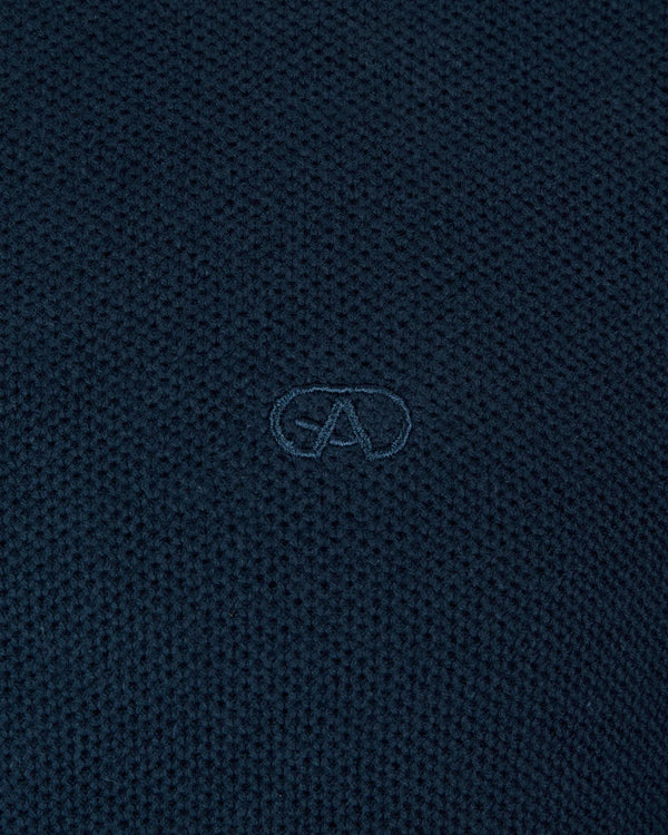 Andre Hook Crew Knit - Navy