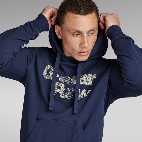 G-Star RAW Painted HDD Sweat - Blue