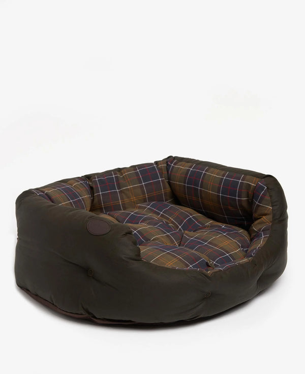 Barbour Wax/Cotton Dog Bed 30in - Tartan