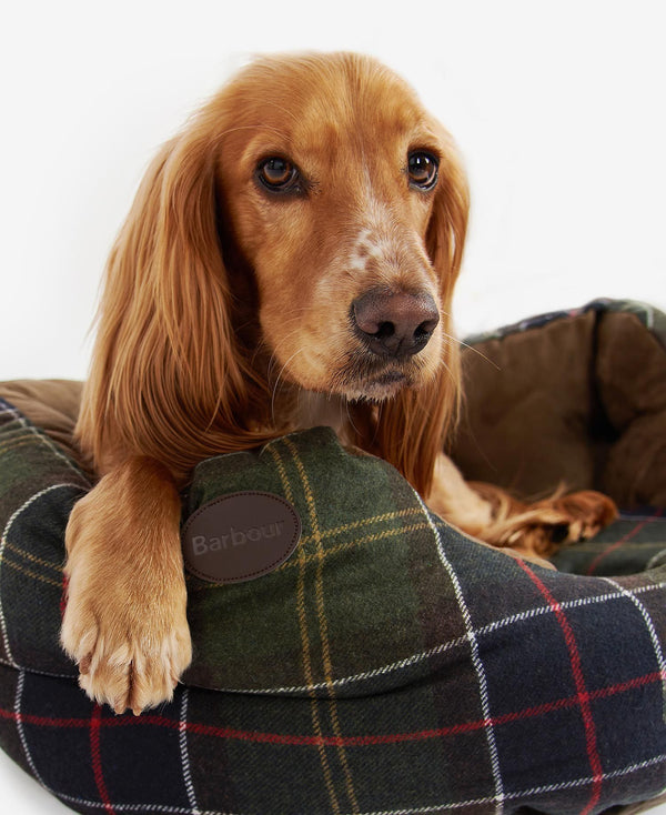 Barbour 30in Luxury Dog Bed - Tartan